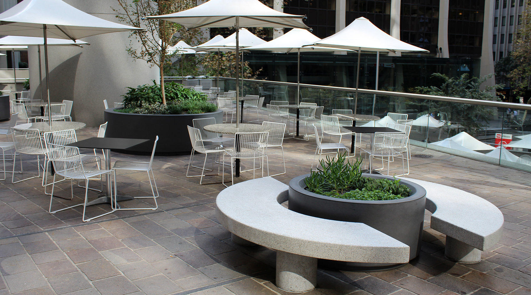 Quatro Pots Planters at Australia Square Sydney