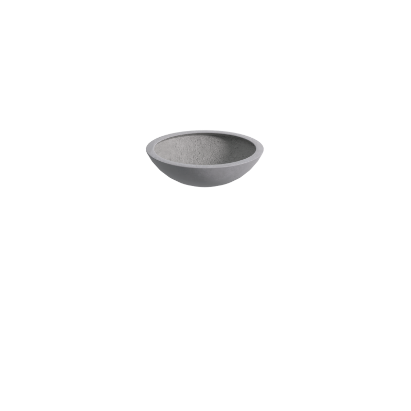 Quatro 600 Designer Bowl in Grey