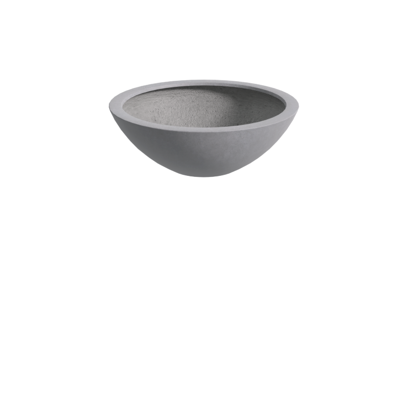 Quatro 1000 Designer Bowl in Grey