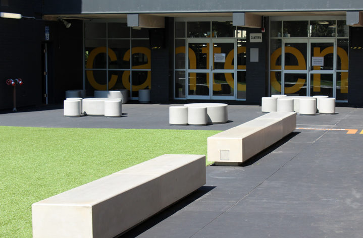 Quatro School Seating and Planters