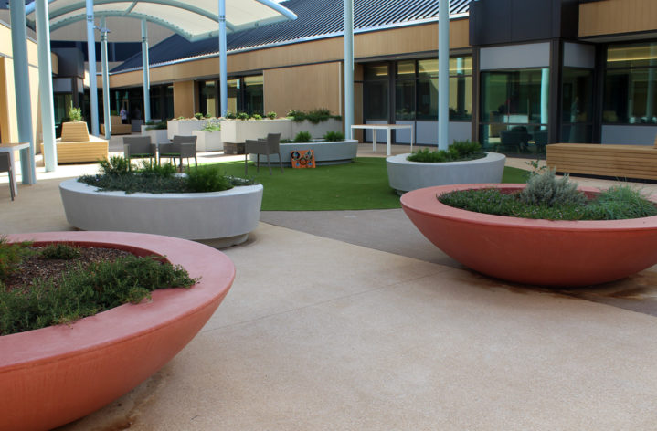 Quatro Design Planters Flinders Hospital