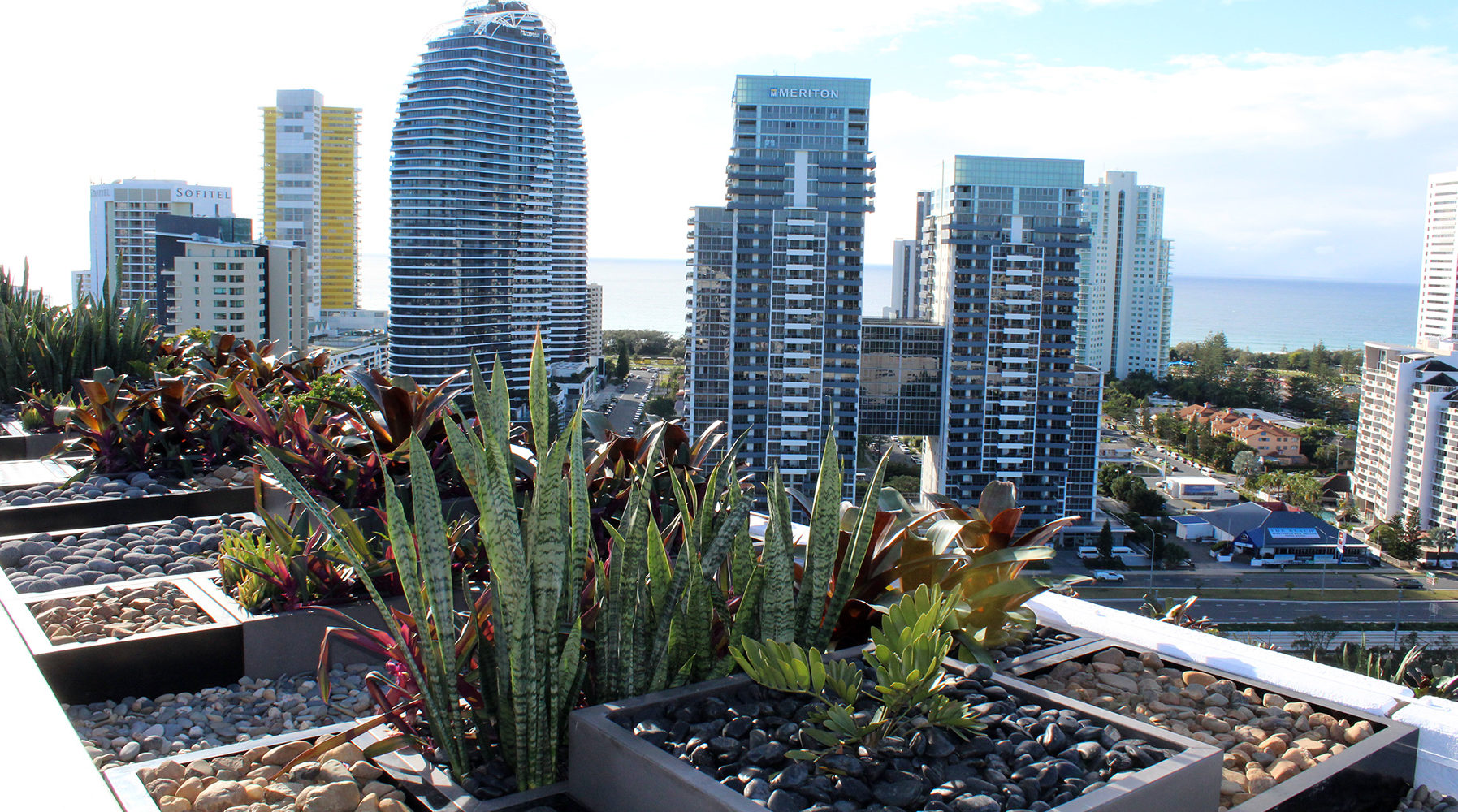 Custom Planter Boxes Rooftop Balcony