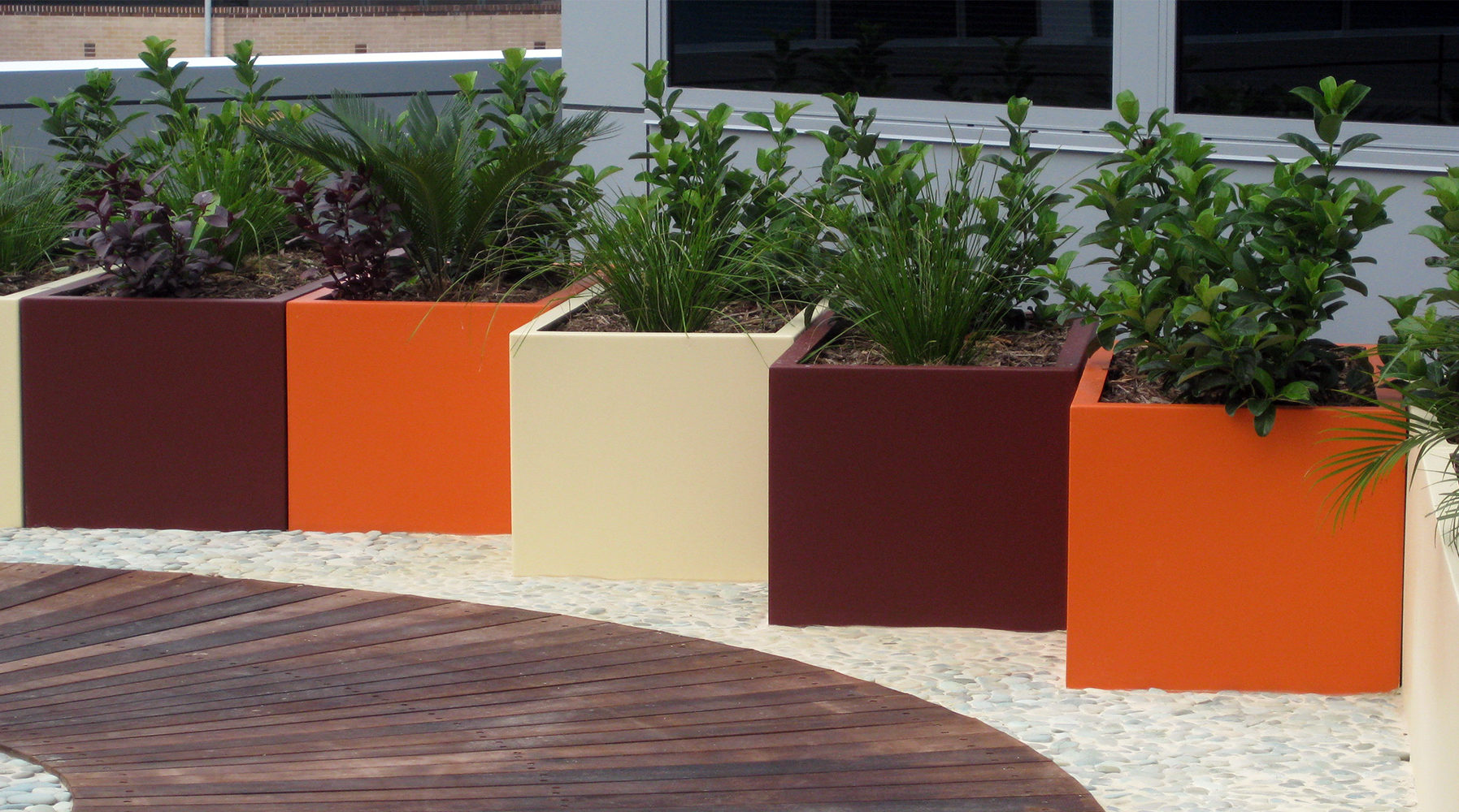 Quatro Design Hospital Planter Boxes