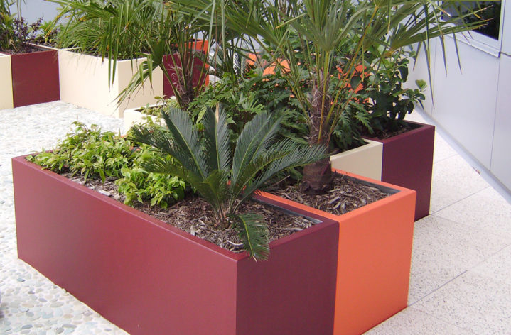 Quatro Design Hospital Planter Boxes