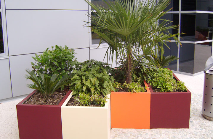 Quatro Design Hospital Planter Boxes