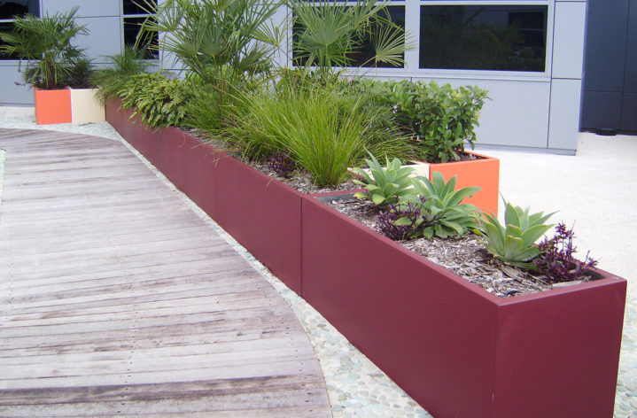 Quatro Design Hospital Planter Boxes