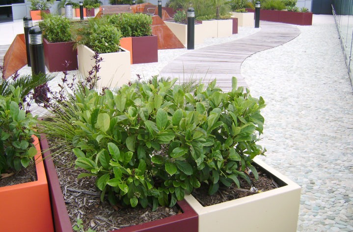 Quatro Design Hospital Planter Boxes