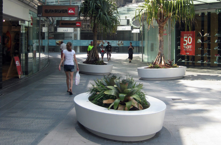 Surfers Paradise Seat Planters