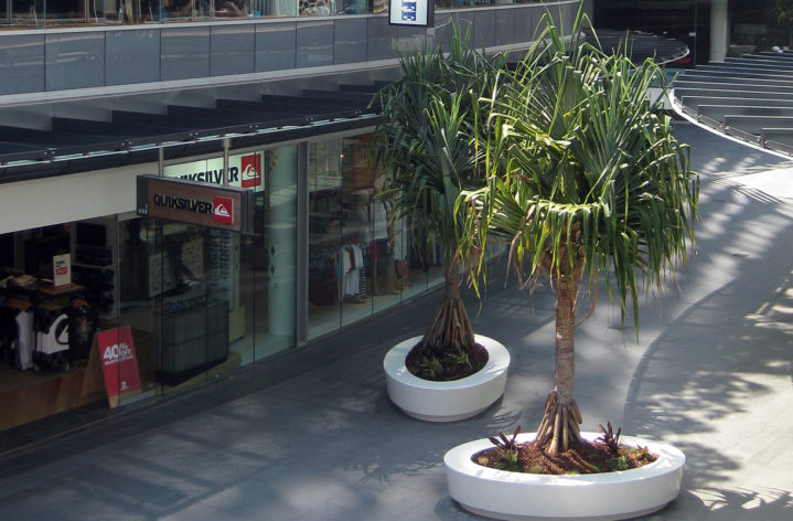 Surfers Paradise Seat Planters