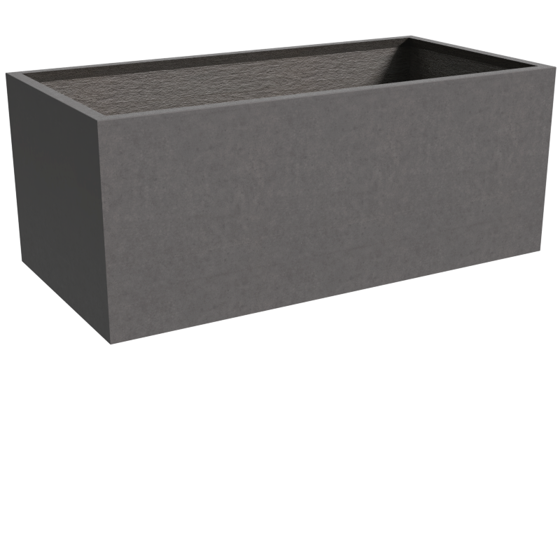 Quatro Design 2200 Planter Box in Charcoal