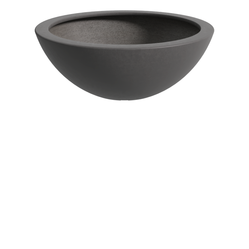 Quatro 1600 Designer Bowl in Charcoal