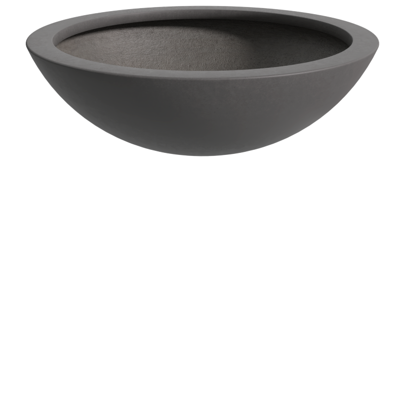 Quatro Design 2000 Designer Bowl in Charcoal