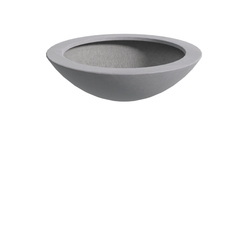 Quatro Design 1400 Designer Bowl in Grey