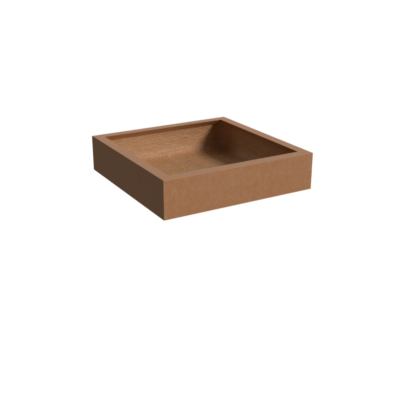 Quatro Design 1100 Low Square Pond Planter Box in Kalgoorlie