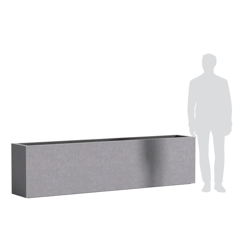 Quatro Design 400 600 Series 2400 Trough Planter Box Scale Reference