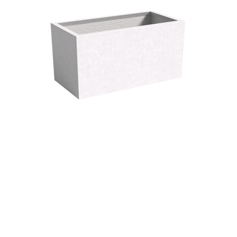 Quatro Design 600 Series 1200 Trough Planter Box in White