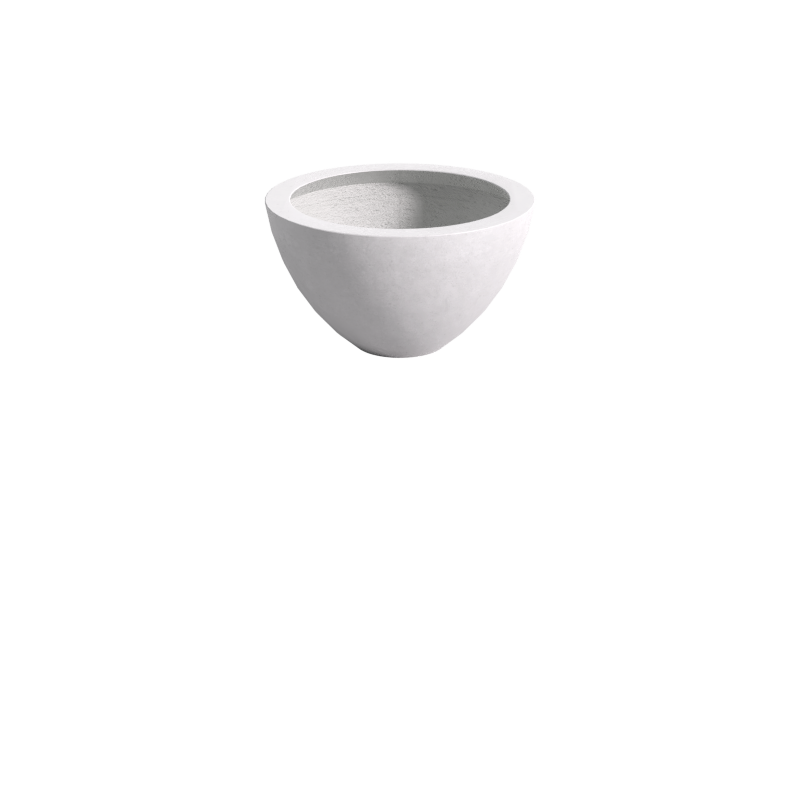 Quatro 700 Designer Bowl in White