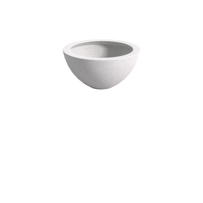 Quatro 800 Designer Bowl in White