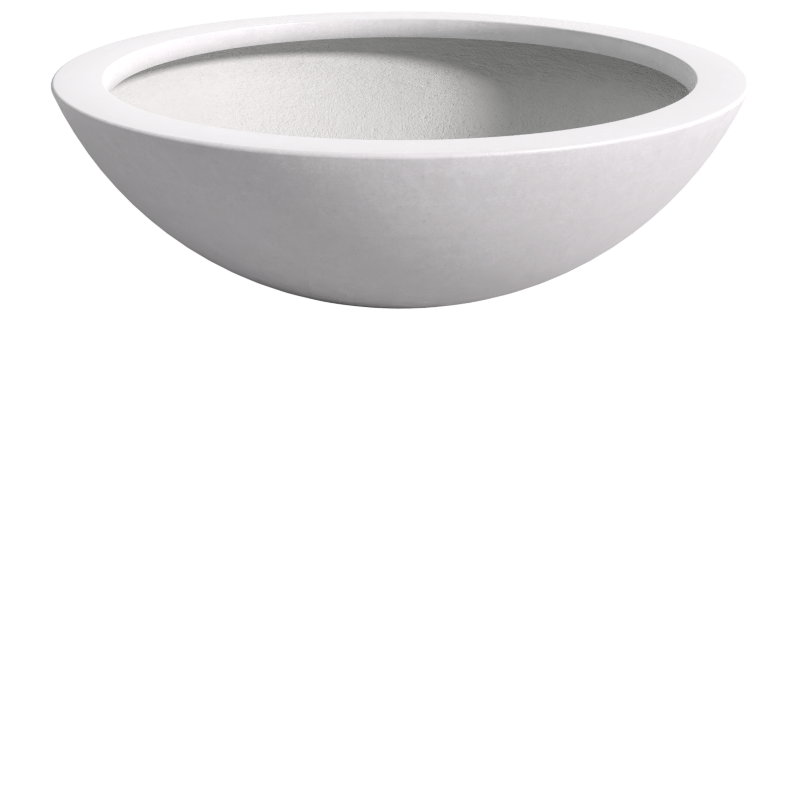 Quatro Design 2000 Designer Bowl in White