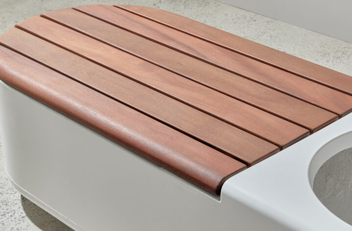 Street Furniture timber seat