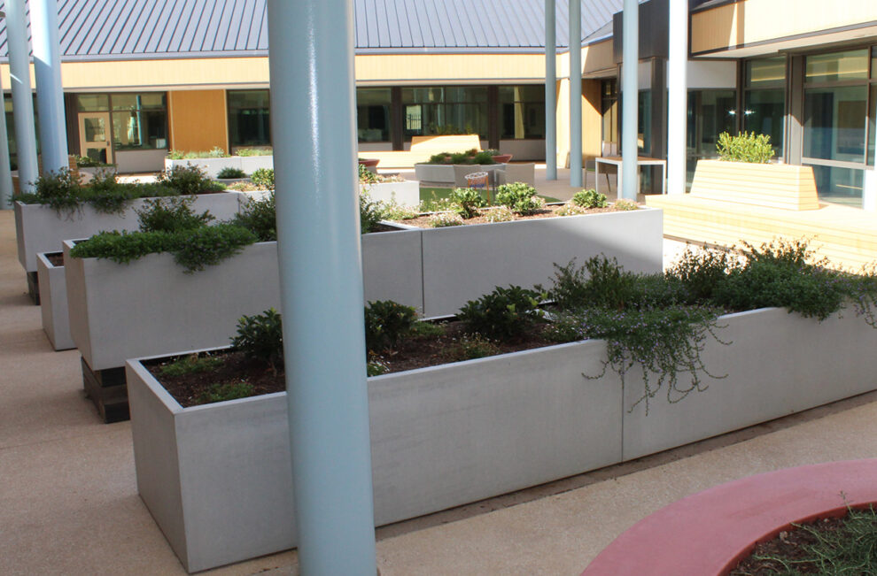 Civic Large Oversized Square Planter Box Trough